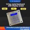 Buy cheap High voltage automatic power off function, stainless steel keyboard with display screen, GZ-Z001075，keynius pinpad from wholesalers