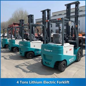 Buy cheap 4 Tons Lithium Electric Power Forklift CPD40 4000KG from wholesalers