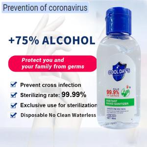 Alcohol Disposable Hand Sanitizer Hygienic Gel Instant Hand Sanitisers 50ml