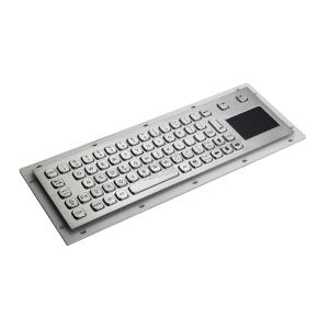 IP67 Waterproof Stainless Steel Industrial Keyboard With Touchpad