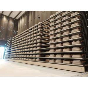 Buy cheap Wood Armrest Auditorium Classroom Seating / Audience Systems Retractable Seating from wholesalers