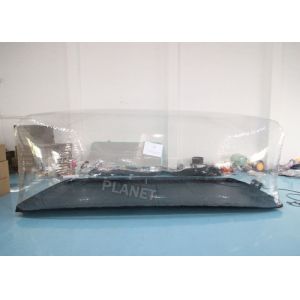 Buy cheap Transparent PVC 5x2x1.8m Inflatable Car Capsule With Filter from wholesalers