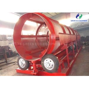 OEM Design Shaftless Waste Trommel , Compost / Mining Trommel Machine