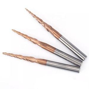 Buy cheap 4.0mm Solid Carbide Tapered Ball Nose End Mill TiCN Coated CNC Milling Cutter Engraving Bit from wholesalers