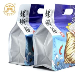 Buy cheap Custom Printed PET/AL/PE Noodles Roll Film Food Packaging Bag Noodles Packing Bag With Zipper from wholesalers