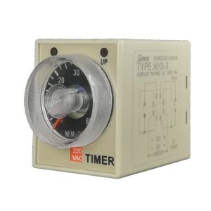 Buy cheap Power On Delay Timer 0-60 second Relay 220V AH3-3 With Socket Base PF083A from wholesalers