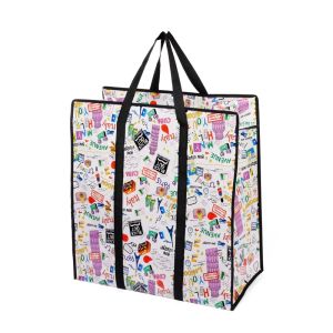 Buy cheap Grocery Reusable Woven Bags with Customizable Printing and Customization from wholesalers