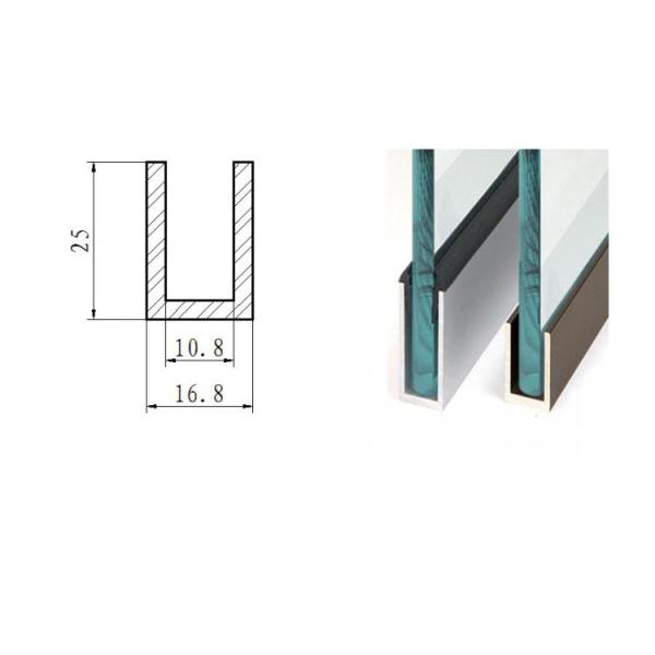 Quality High Quality Extruded Aluminium Channels Squared Aluminum U Channel Shape for sale