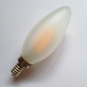 Buy cheap ETL UL LISTED DIMMABLE LED FILAMENT LED CANDELABRA BULB WITH 3WATT LED CHANDELIER E27 E12 E14 FROSTED CLEAR GLASS from wholesalers