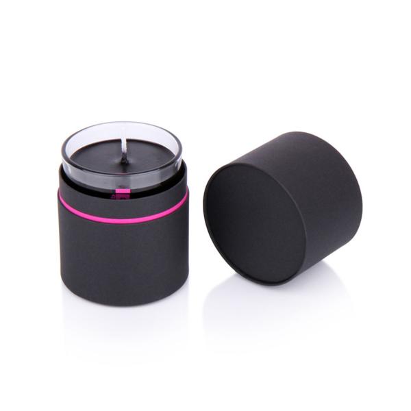 Buy cheap Customized Black Round Candle Boxes Matte Lamination UV Printing from wholesalers