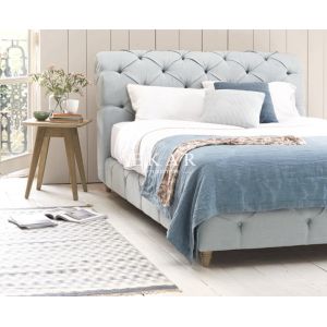 Buy cheap Modern European Style Fabric Wooden Bed Frame from wholesalers