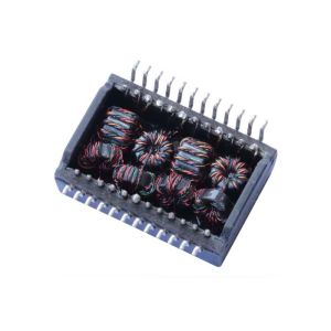 Buy cheap HST-24091SXCR 8mA 100Base-T Magnetics Transformer With POE from wholesalers