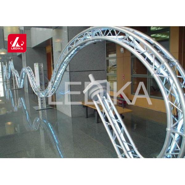 Buy cheap 6082 Aluminum Lighting Truss , Circle Curved Truss With Roof System from wholesalers