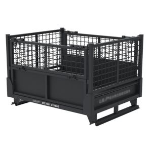 Buy cheap Lockable Pallet Storage Cage Woven Wire Mesh Inter Stackable from wholesalers