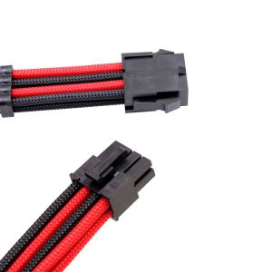 Buy cheap customized Braided Sleeved Extension cable PCIE Power Supply Extension Cable 300mm from wholesalers