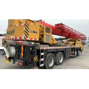 Buy cheap 2018 Sany Used Truck Crane STC350T 35t with 16m Jib Length and Weichai Engine from wholesalers