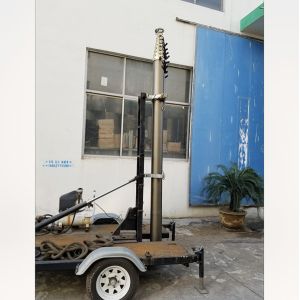 Buy cheap 20m Lockable Pneumatic Telescopic Mast 15kg payloads- NR-3500-20000-15L antenna telescopic mast aluminum telescoipc mast from wholesalers