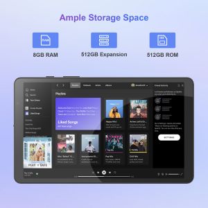 Buy cheap C idea 8 Inch Smart Tablet PC With Keyboard 8GB RAM+512 ROM 800*1340 IPS  incell Touchscreen Display BLACK CM866 from wholesalers