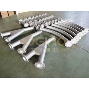Buy cheap 10mm Wear Resistant Ceramic Pipe Abrasion Resistance Alumina Ceramic Pipe from wholesalers