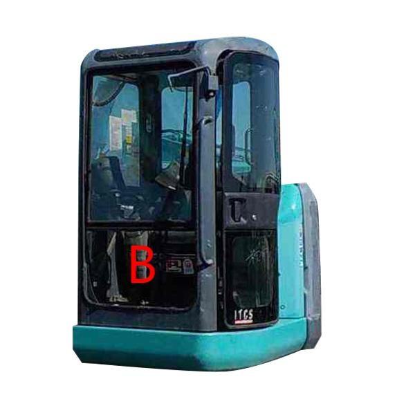 Buy cheap FCC Front Windshield Replacement Front Down Position B Custom Tempered Glass from wholesalers