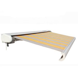 Buy cheap 6063 T5 Aluminum Full Cassette Retractable Awnings 3.5M Electric Retractable Sun Canopy from wholesalers