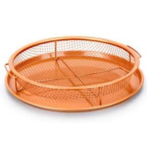 Buy cheap As seen on TV Air Fryer copper crisper chef baking tray set copper basket gotham copper bakeware from wholesalers