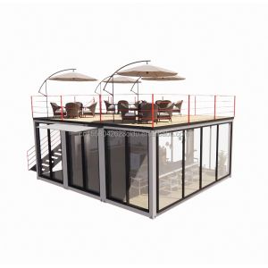 Buy cheap 20ft or 40ft Modular Container Small Kitchen Garden House Customized Color Prefabricated Warehouse for Country Marke from wholesalers