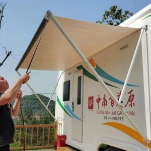 Manual Roll Out Carefree Rv Awning Waterproof Caravan Retractable Awnings