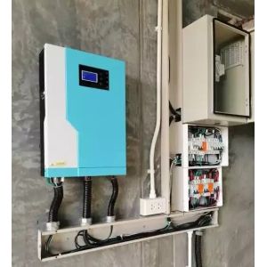 Buy cheap 100A MPPT Solar Charger Pure Sine Wave Hybrid Home Power Solar Inverter 3500W 5500W Work with Batteries from wholesalers