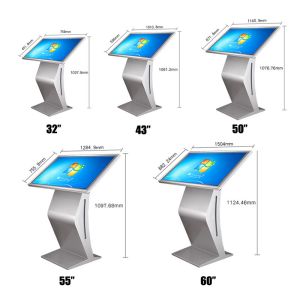 Buy cheap 43inch Digital Signage Touch Screen Kiosk Floor Standing Horizontal Interactive All In One Pc from wholesalers