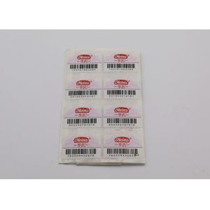 Buy cheap Waterproof Anti Counterfeit Sticker UV Resistant With Tamper - Evident Function from wholesalers