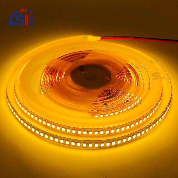 DC12V 24V SMD2835 Electroplate PCB 240Ds 8mm Ra 80 3000K LED Light Strip for
