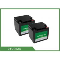 Buy cheap Deep Cycle Lithium LiFePO4 Rechargeable Battery 24V 20Ah for Golf Cart / Golf product