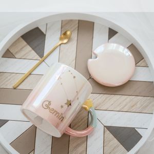 Zodiac 330ml 9.5cmx8cm Custom Ceramic Coffee Mugs