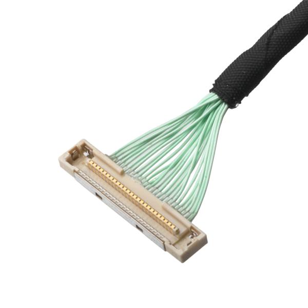 Quality  Connector UAV Cable Assembly Lvds Edp Cable Assembly DF36-25P-0.4SD  Micro Coaxial Cable for sale