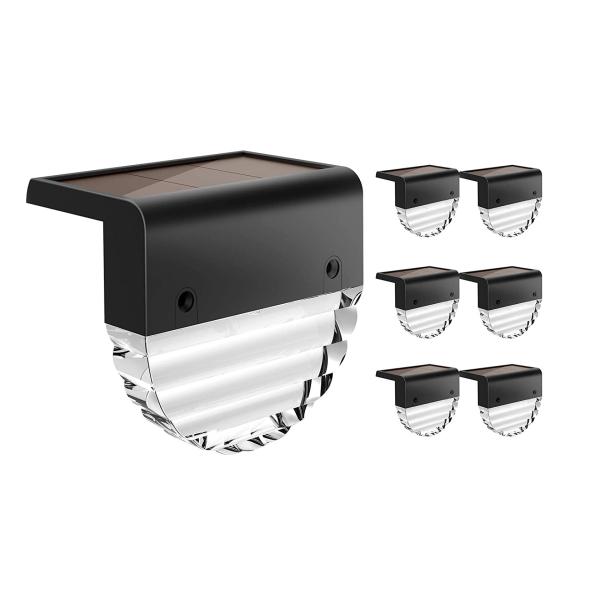 Buy cheap 6 PK Solar Deck Lights Solar Fence Lights 10 Lumens Warm White / Color Changing from wholesalers