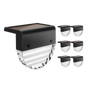 Buy cheap 6 PK Solar Deck Lights Solar Fence Lights 10 Lumens Warm White / Color Changing from wholesalers