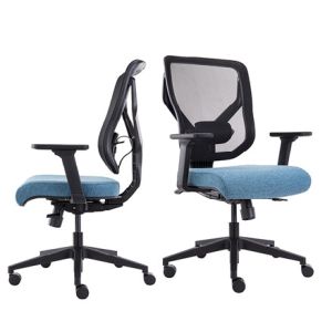 Buy cheap ODM Computer Task Chairs Adjustable Blue Ergonomic Desk Chair from wholesalers