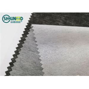 LDPE Chemical Bond Non Woven Interlining Fusing Embroidery Lining For Industry
