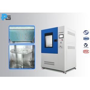 Buy cheap High Accuracy Filter Rain Test Chamber 0.4mm Nozzle IEC60529 IPX12 With PLC Touch Screen from wholesalers