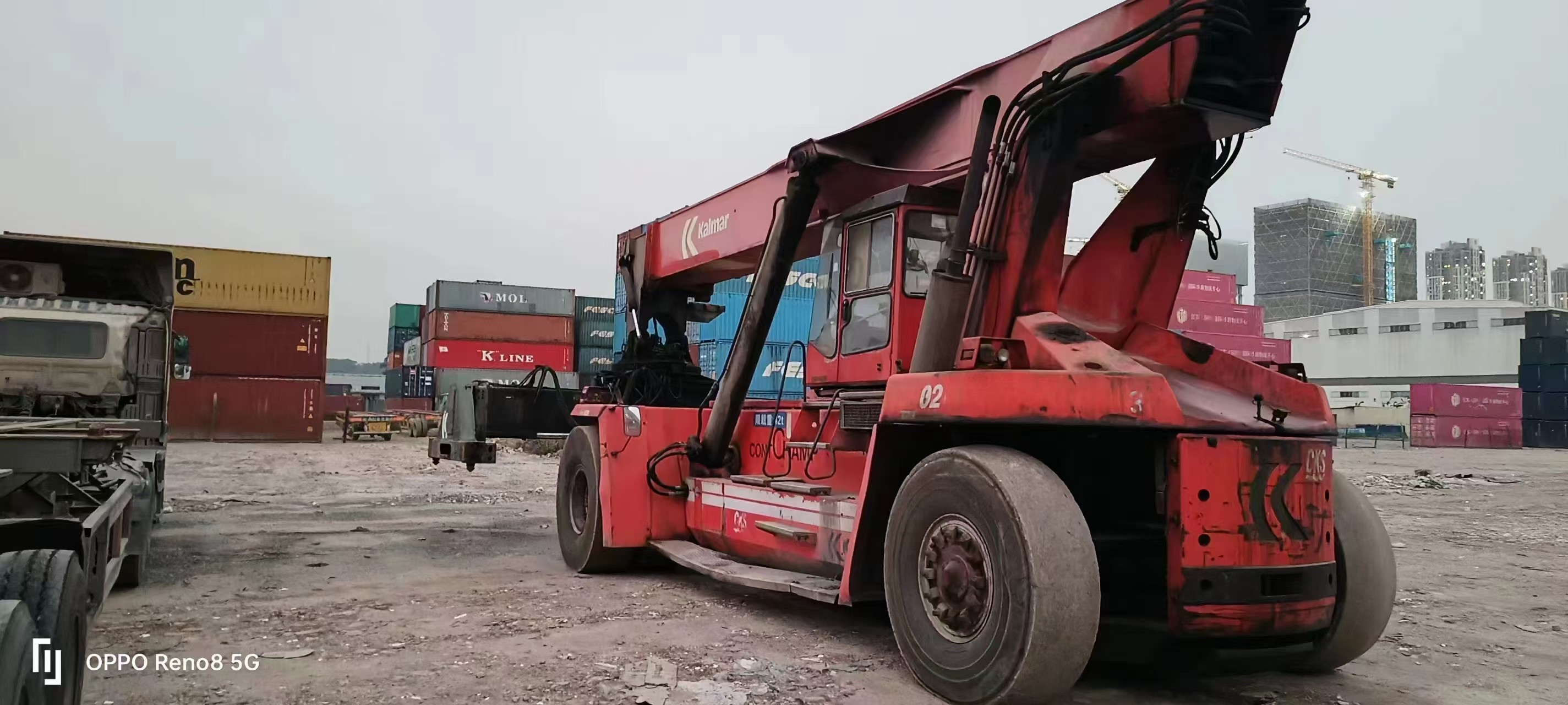 Buy cheap 2005 Model Used Container Reach Stacker KALMAR DRF450 Energy Savings product