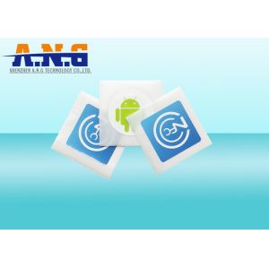 ISO14443 RFID Passive Tags / Paper nfc chip sticker For Mobile Payment