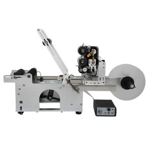 Buy cheap Manual Label Pasting Machine With Coder Low Noise Low Energy Consumption from wholesalers