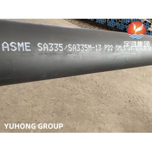 ASTM A335 P22 Seamless Alloy Steel Boiler Pipes For Refineries Projects