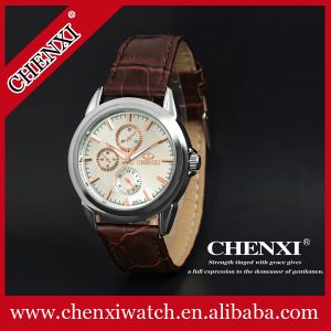 Buy cheap L005C6D Watch Wholesale Retailing Super Classic Wine Analog Pointer Leather product