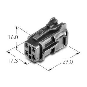 Buy cheap KET Korea Electric Terminal Connectors MG610331-5,MG640333 Automotive Housing Wire to Wire 4 Pin Connector from wholesalers