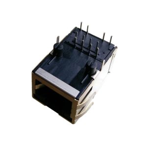 Buy cheap XRJH-01D-A-D9B-470 Single Port Rj45 Connector With Integrated Magnetics from wholesalers