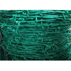 Buy cheap Galvanised Pvc Coated Coil Security Barbed Wire 12 14 Gauge from wholesalers