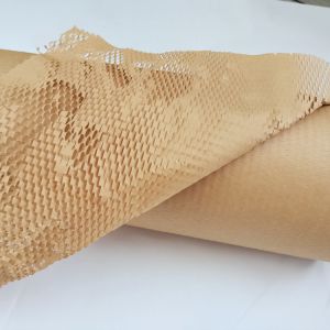 Buy cheap 80gram Kraft 38CM*100M Honeycomb Packaging Paper Eco Friendly from wholesalers