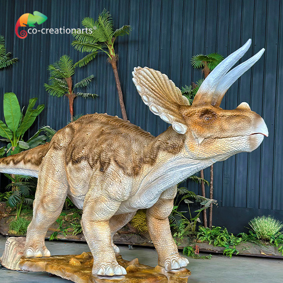 Buy cheap Realistic Induction Control Animatronic Dinosaurs Animatronic Triceratops For Attaction from wholesalers